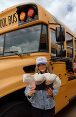 Cool Girls Teach - Periwinkle Vintage Trucker Hat