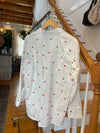 Full Of Hearts Embroidery Top