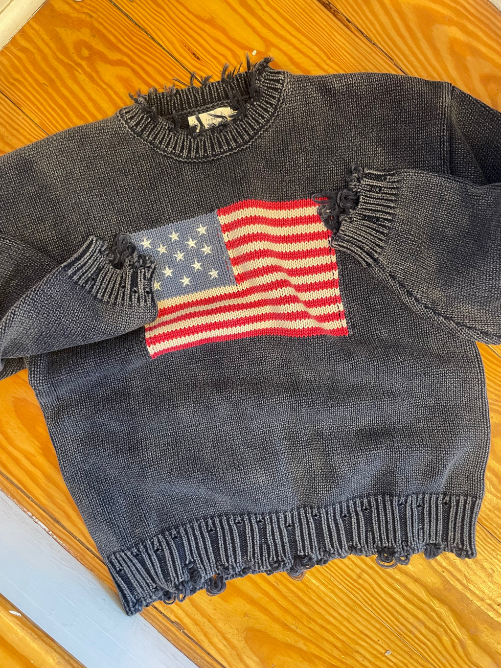 American Flag Sweater