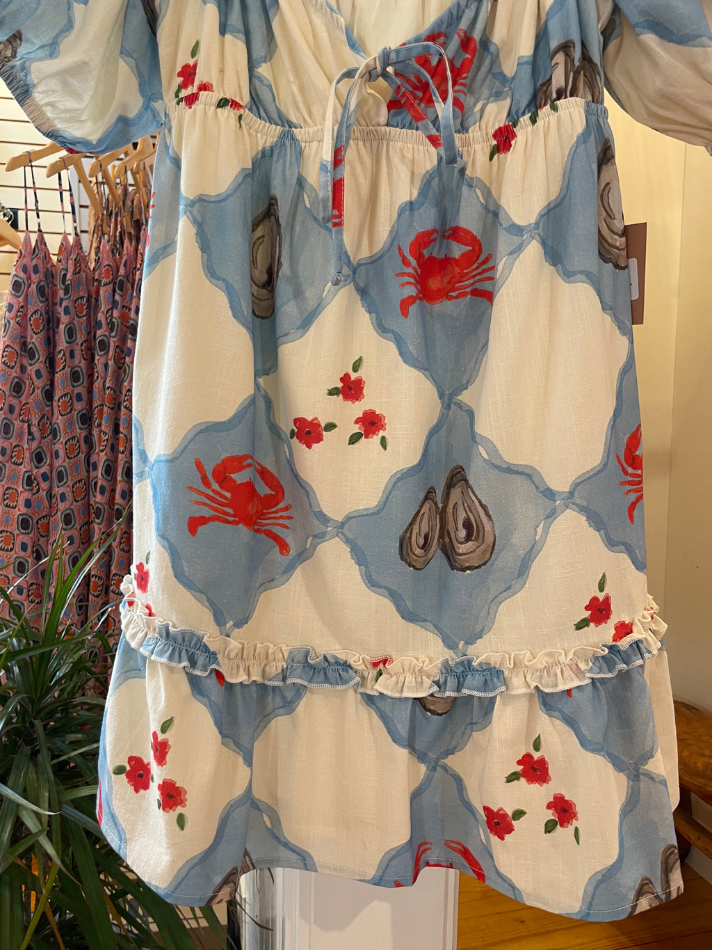 On The Half Shell Mini Dress