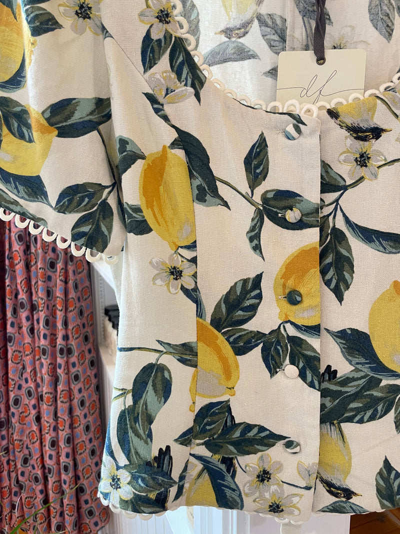 Lemon Garden Top