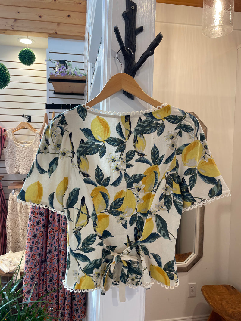 Lemon Garden Top