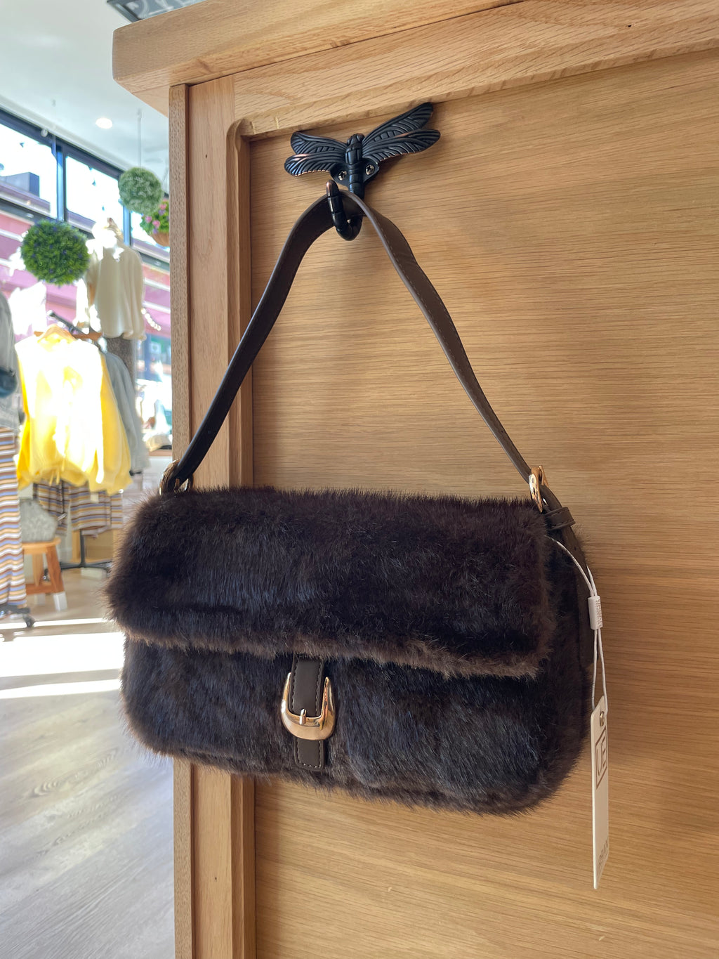 Gloria Faux Fur Bag