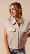 Kenzie Cable Knit Vest