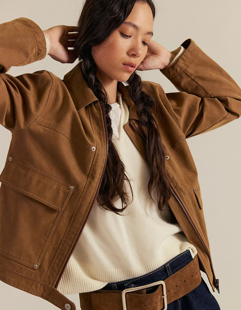 Blair Vegan Suede Jacket