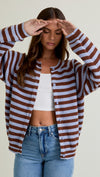 Reagan Striped Cardigan