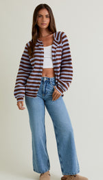 Reagan Striped Cardigan