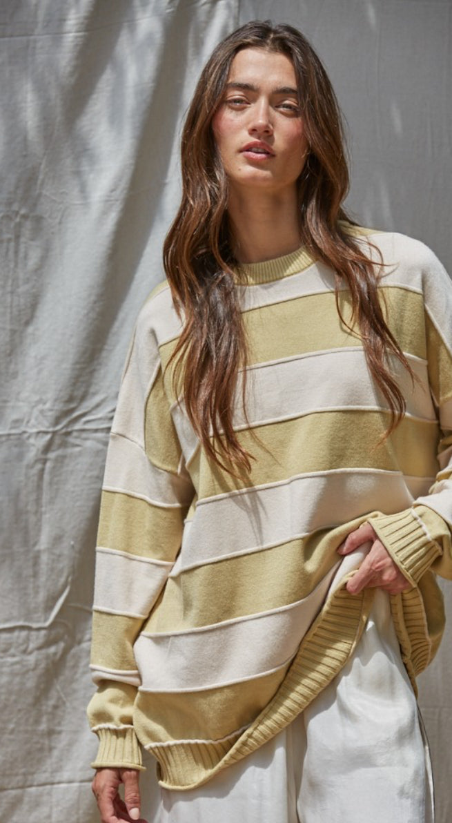 Clermont Striped Pullover