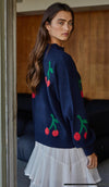 Cherry On Top Mock Sweater