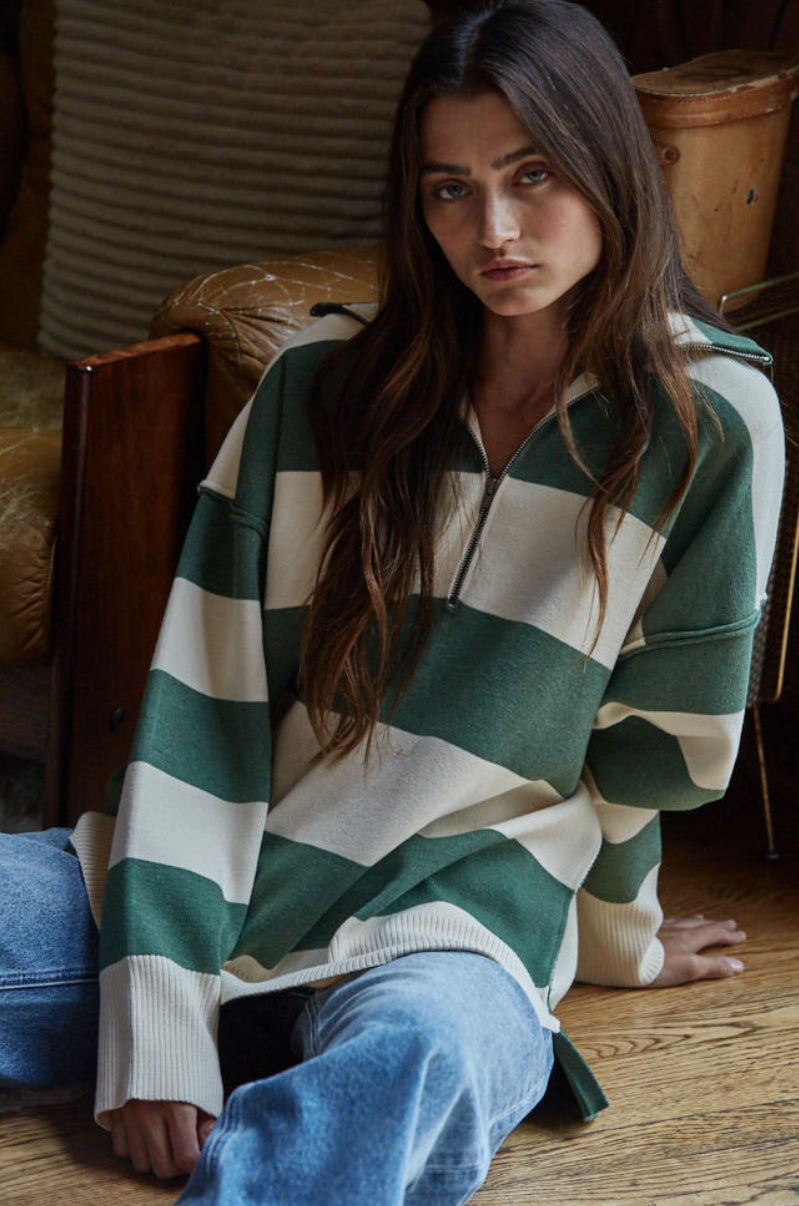 Fontaine Half Zip Sweater