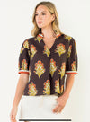 Fall Garden Floral Top