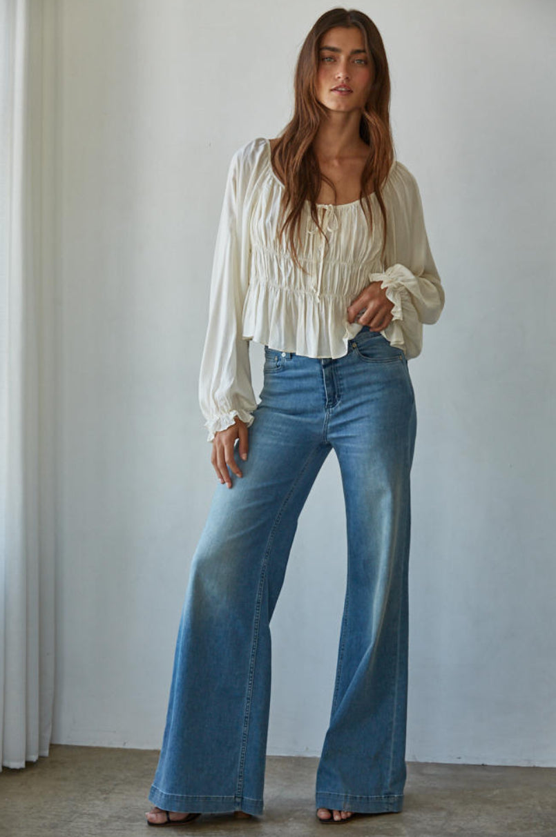 Florence Smocked Top