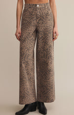 Marli Denim Leopard Pant