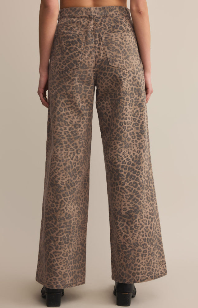 Marli Denim Leopard Pant