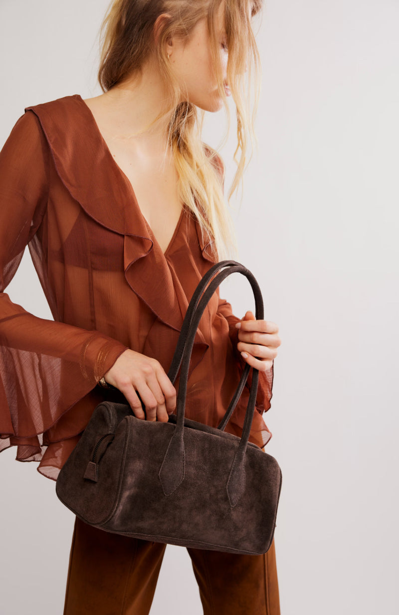 Sierra Suede Shoulder Bag