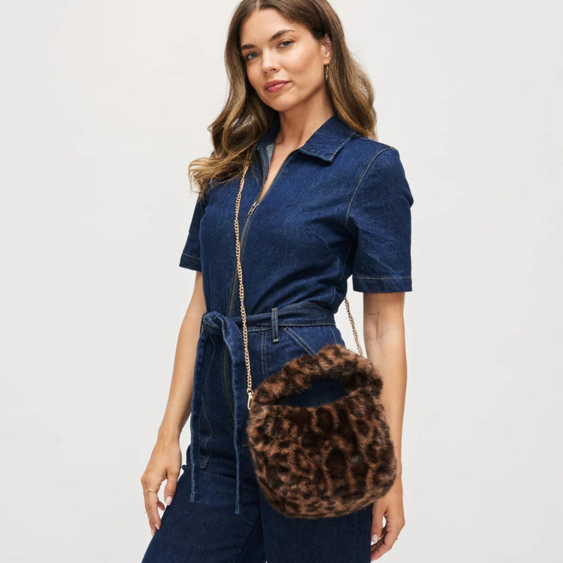 Monica Faux Fur Bag