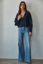 Willowisp Eyelet Collared Top
