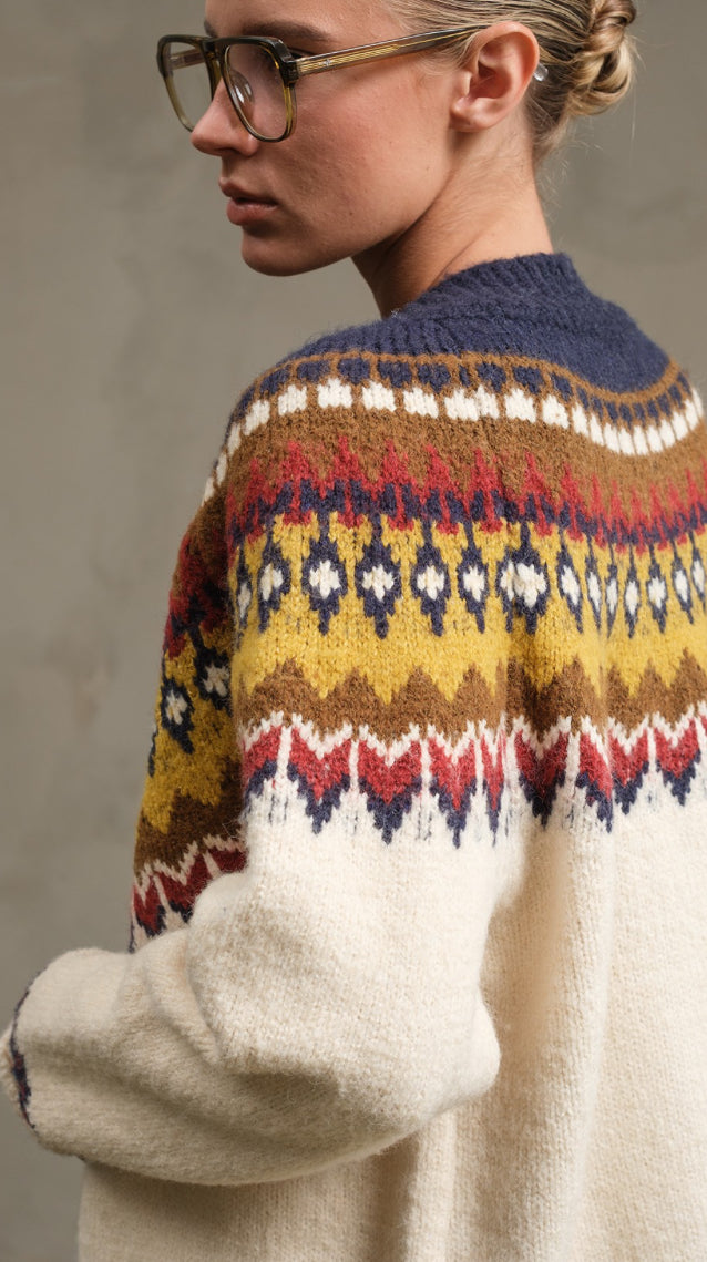 Nordic Fair Isle Cardigan