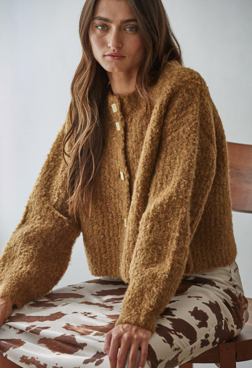 Clara Plush Cardigan