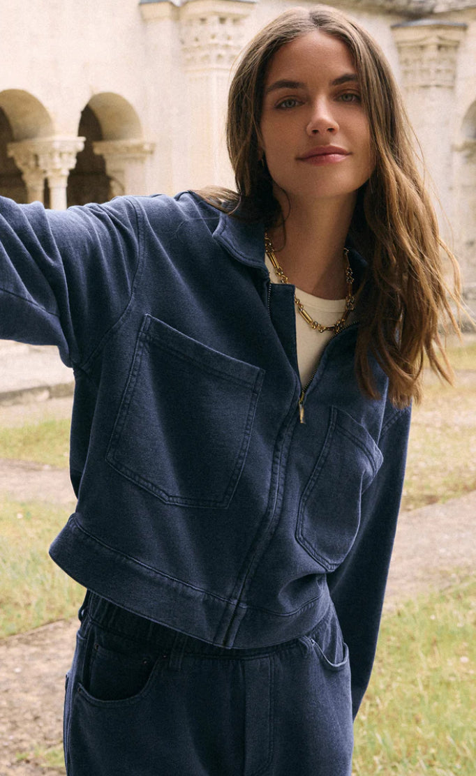 Heritage Knit Denim Jacket