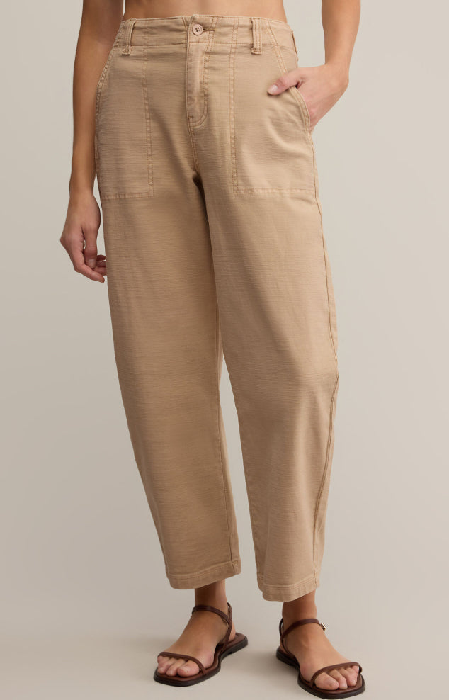 Olive Twill Pants