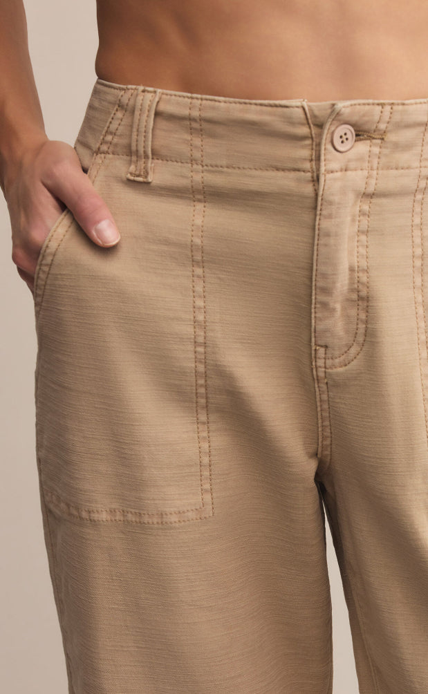Olive Twill Pants