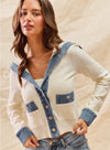Dani Denim Cardigan