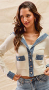Dani Denim Cardigan