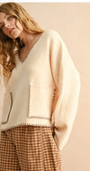 Gia Stitch Detail Sweater