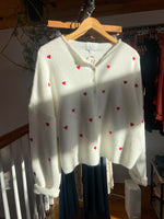 From The Heart Embroidered Cardigan