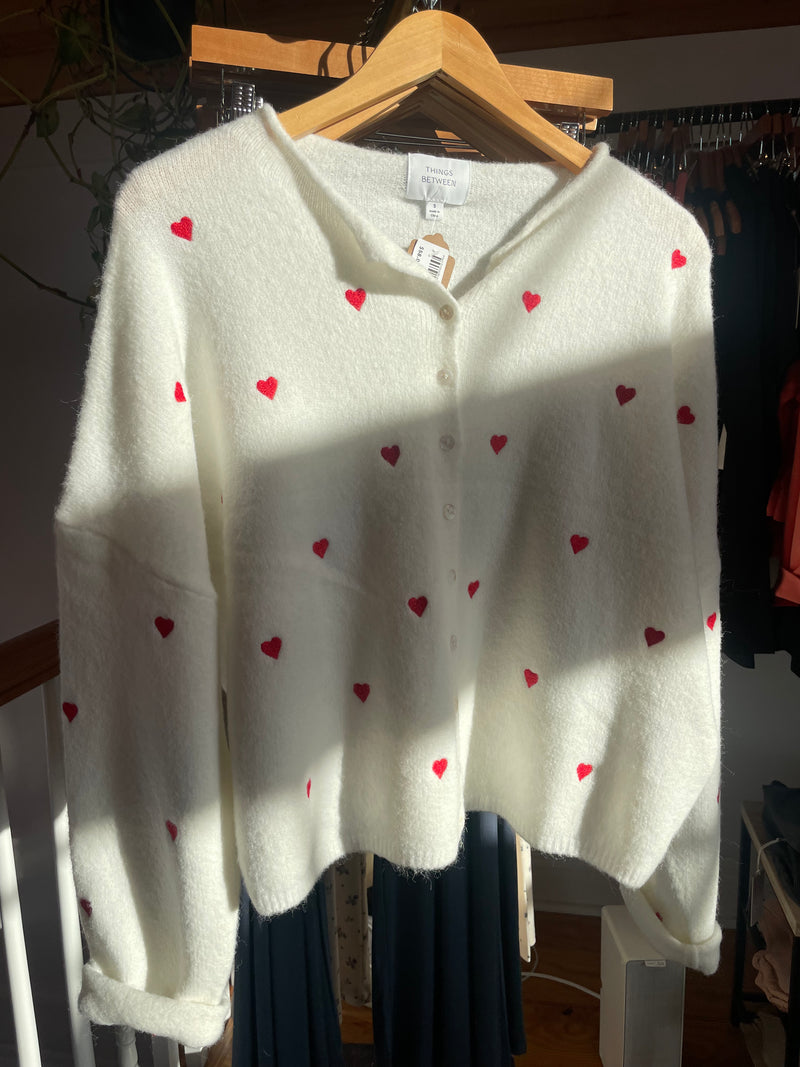 From The Heart Embroidered Cardigan