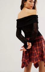 Xia Plaid Mini Skirt