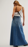 Come As You Are Denim Maxi Skirt