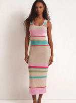 Ibiza Stripe Sweater Dress