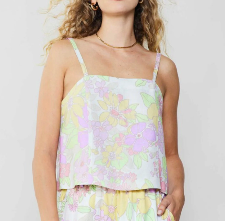 The Pastel Floral Tank