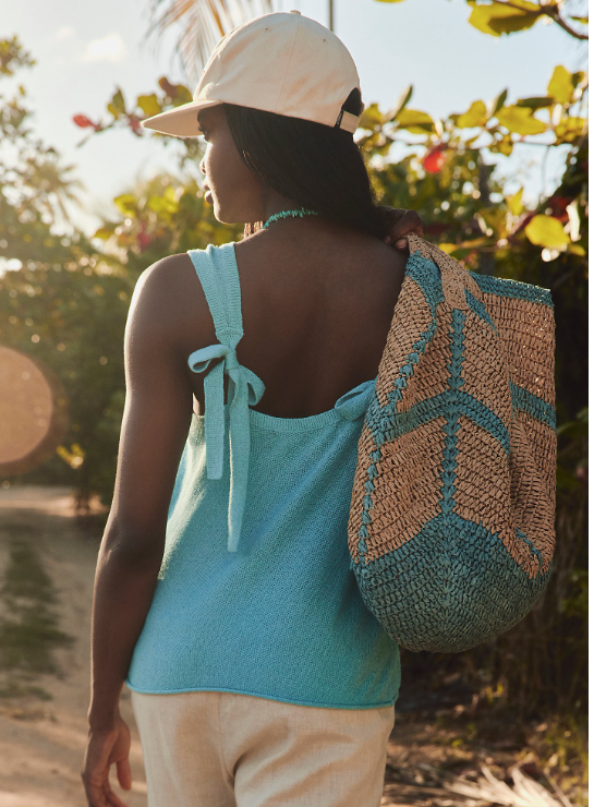 Mykonos Straw Tote