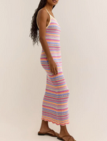 Santa Cruz Stripe Midi Dress