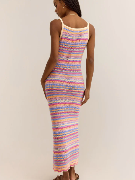 Santa Cruz Stripe Midi Dress