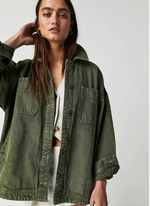 Free People Madison City Twill Jacket