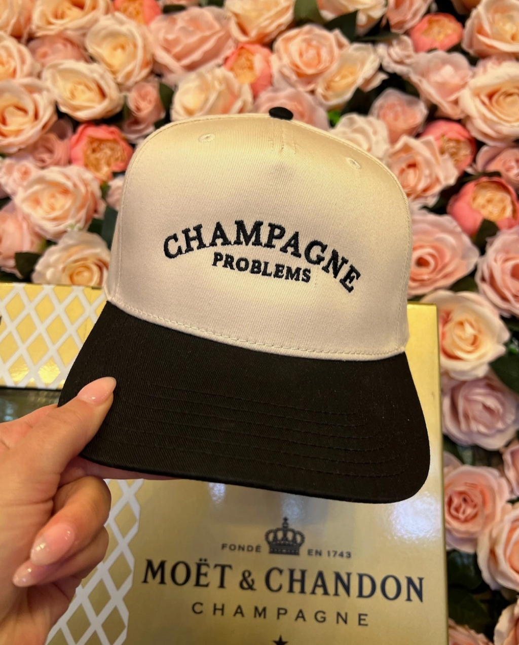 Champagne Problems Trucker Hats