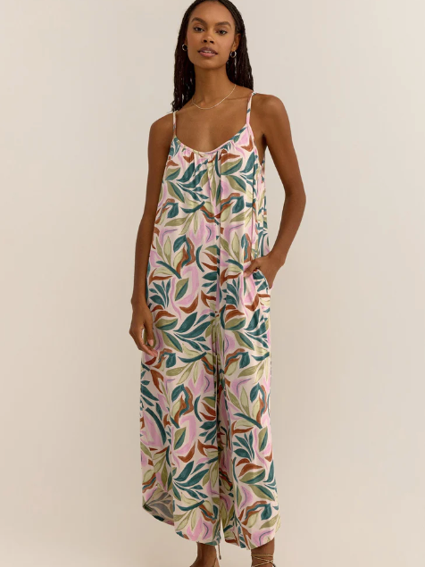 Flared Safari Jumpsuit