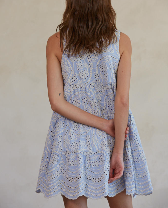 Fae Eyelet Dress Woven