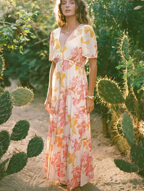 Kat Golden Hour Floral Dress