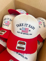 Take It Easy Vintage Trucker Hat