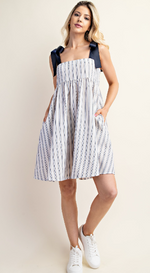 Striped Babydoll Dress