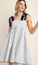 Striped Babydoll Dress