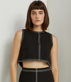 Kiara Linen Crop Top