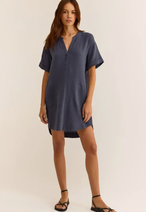 Talia Gauze Mini Dress