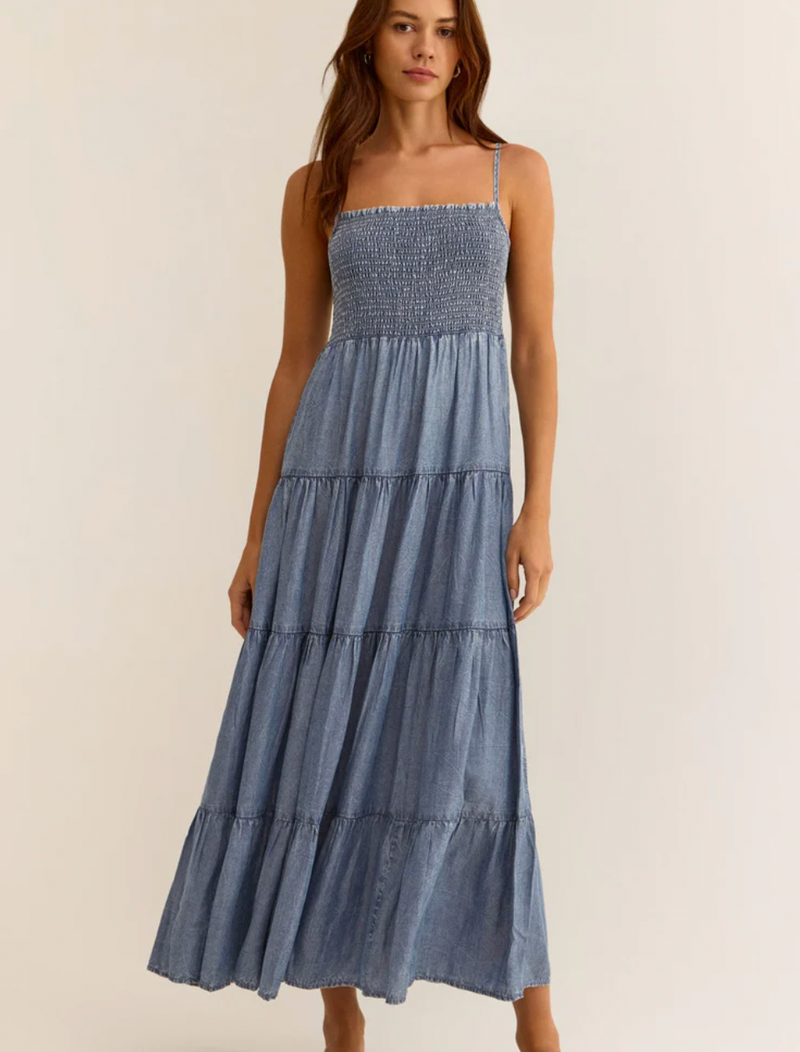 Balos Chambray Midi Dress