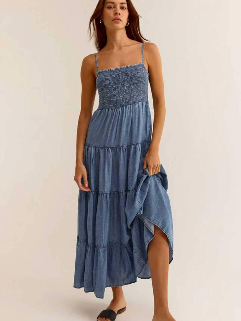 Balos Chambray Midi Dress